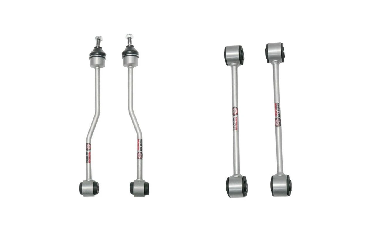 パーツ FEC 4piece titanium bar Front and Rear Extended Zinc-Nickel Sway Bar End links for 2-3.5