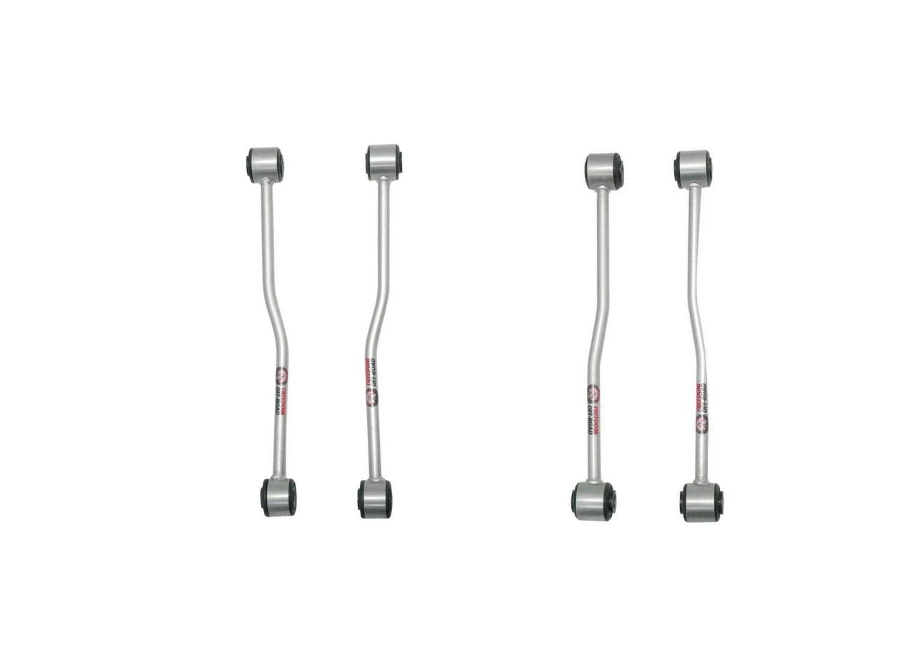 Front and Rear Extended Zinc-Nickel Sway Bar End links for 2-3.5