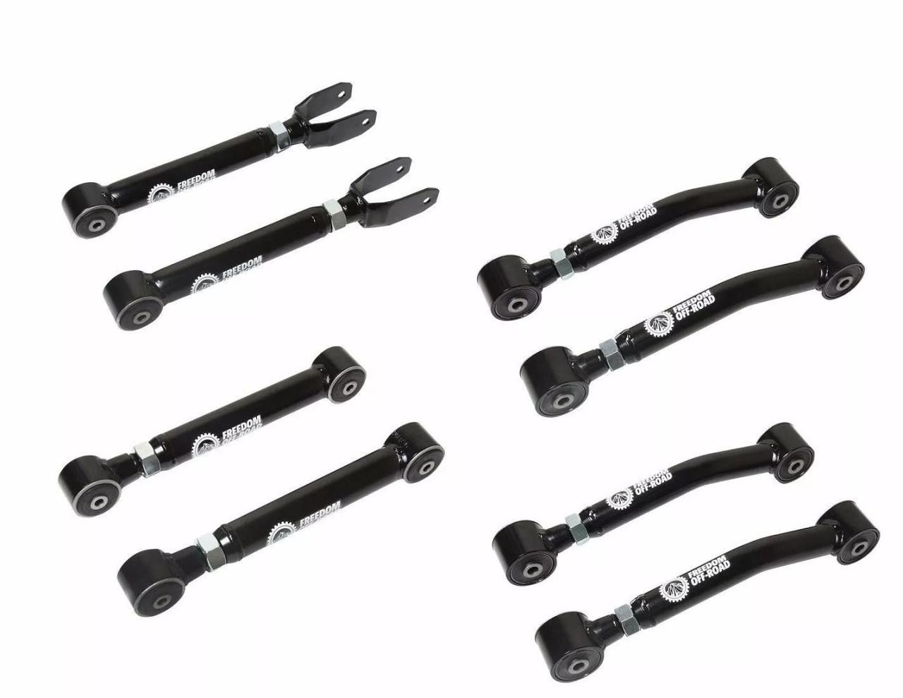 Adjustable Upper and Lower Control Arms 0-8 Inch Lift 8 pc Kit 97