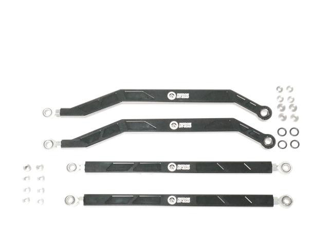 High Clearance Heavy Duty Radius Rod Set (4) - Black 14-16 Polaris