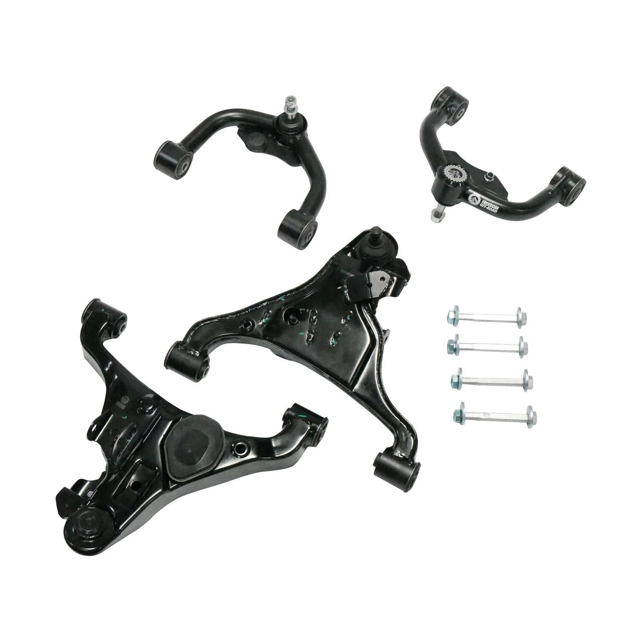 Front Upper and Lower Control Arms w/ Cam Bolts For 2-4 Inch Lift