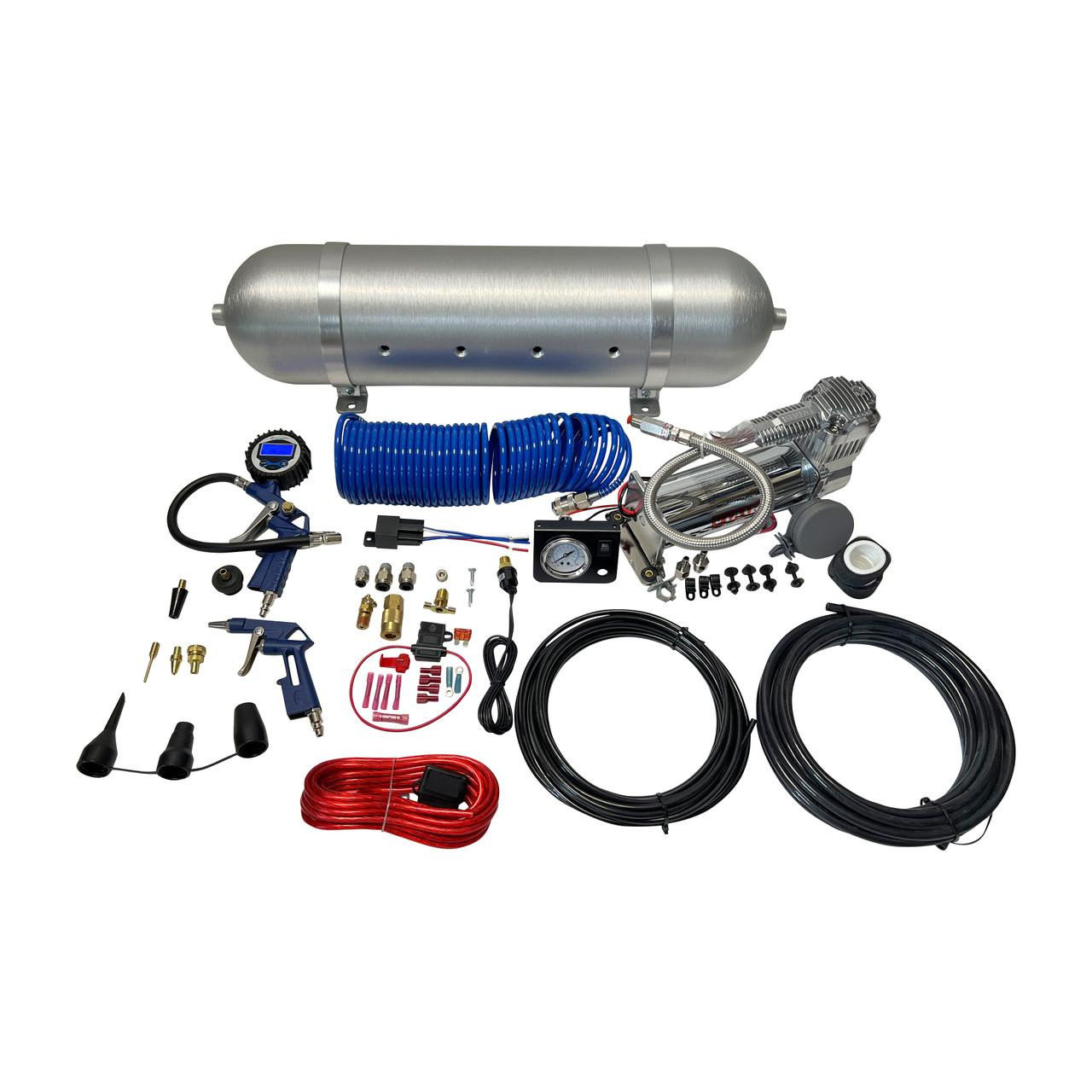 Onboard Air System 4 Gallon Aluminum Tank Digital Gauge VIAIR 444C