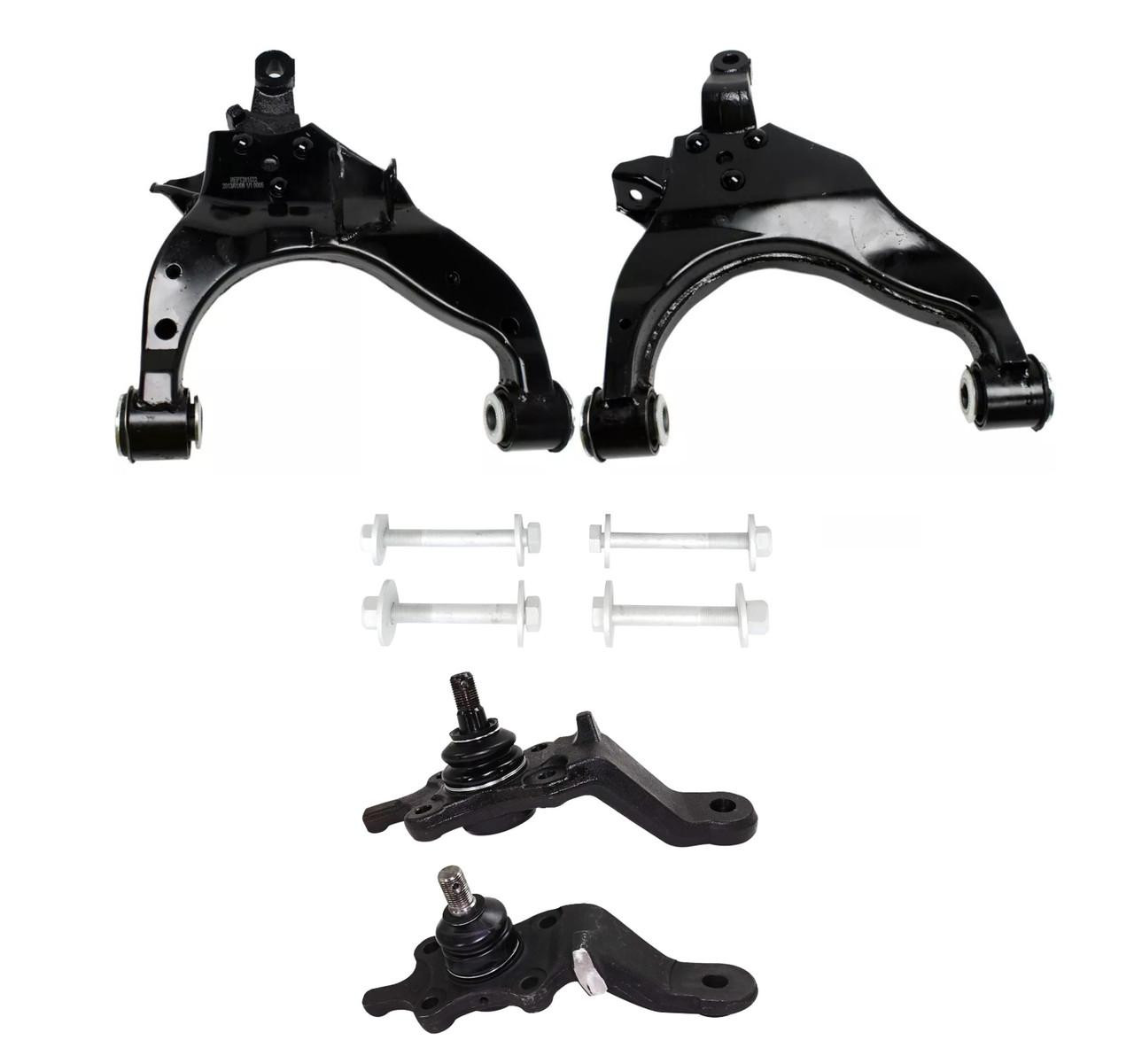 パーツ runnner Front Lower Control Arms w/ Cam Bolts and Ball Joints 1996-2002
