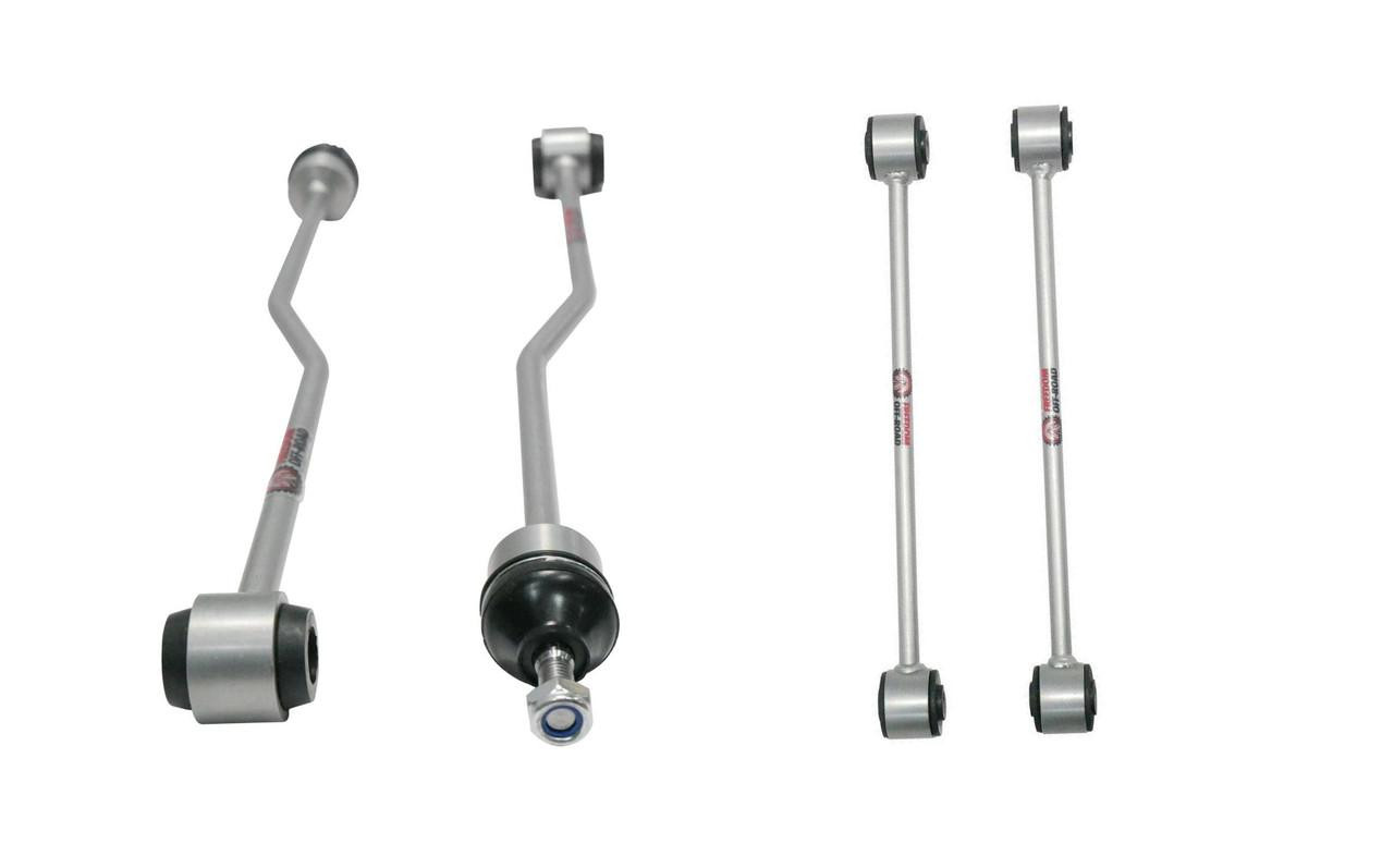 Front and Rear Extended Zinc-Nickel Sway Bar End links for 3.5-6