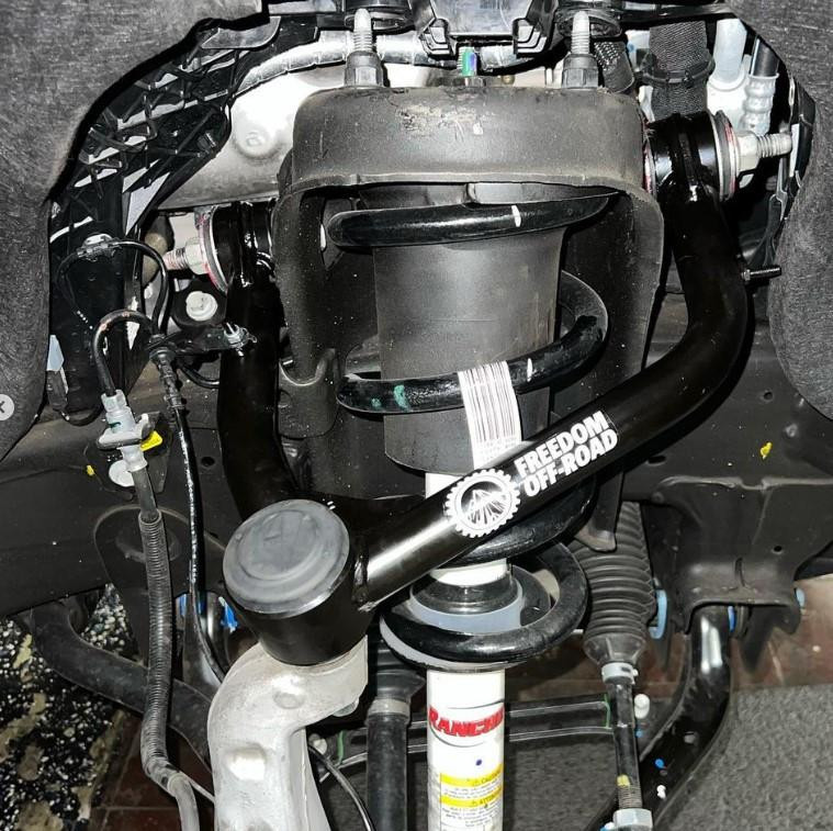 MaXpeedingrods Front Upper Control Arms For 2019-2024 Silverado 1500 & GMC Sierra – 2-4 Inch Lift, Tubular