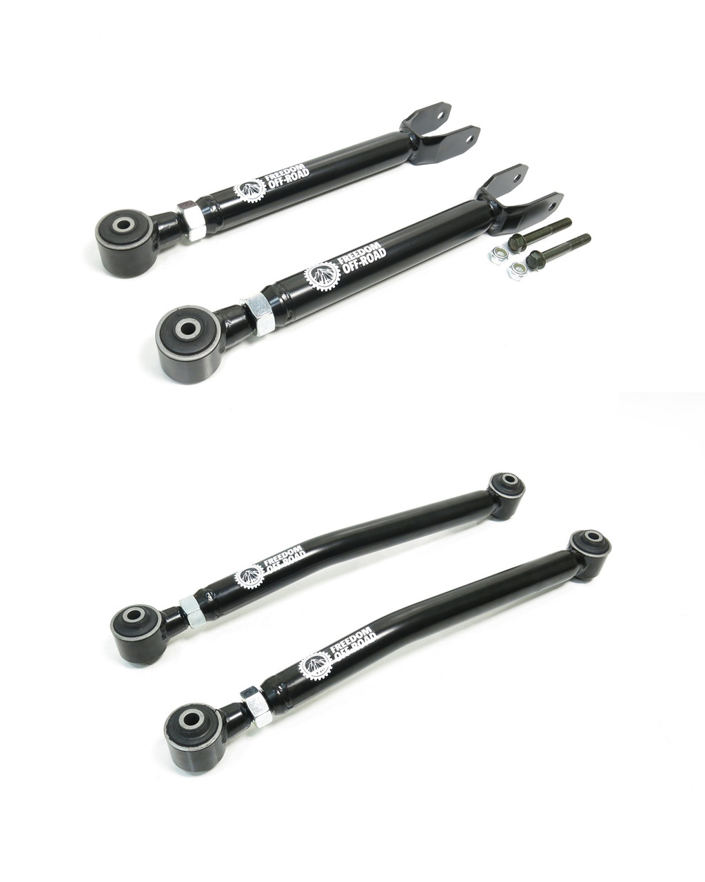 Adjustable Front Upper + Lower Control Arms for 0-4.5