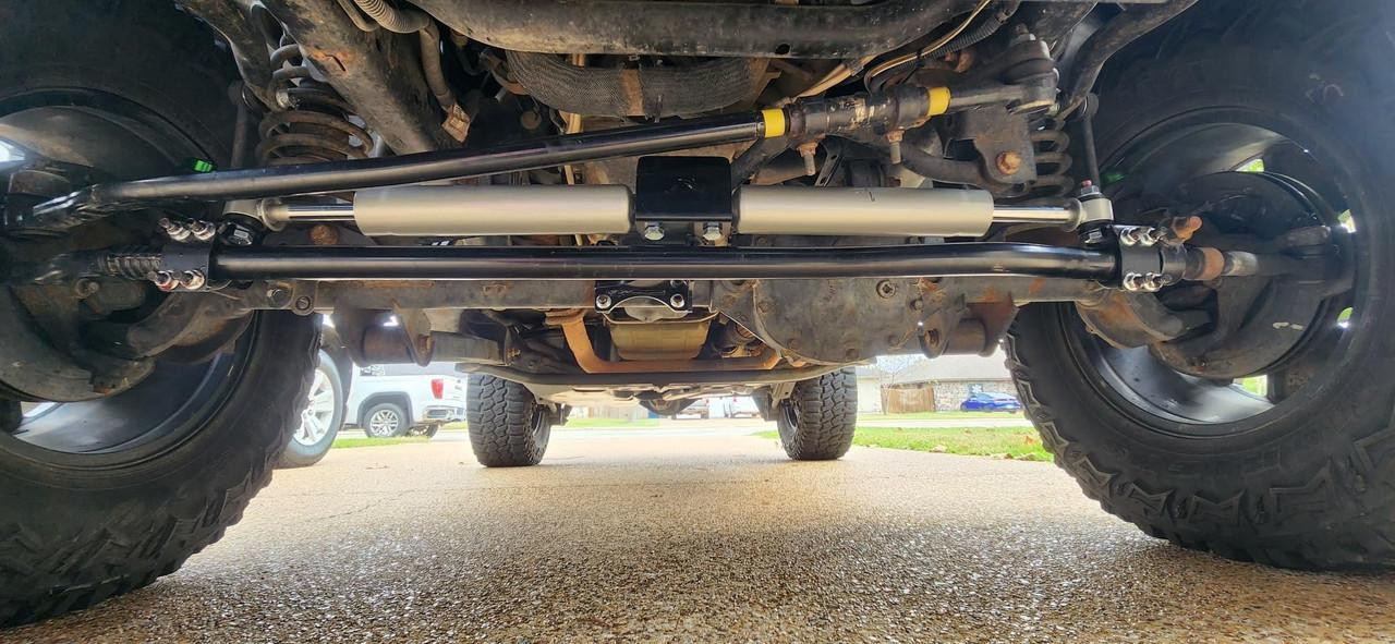 Dual Steering Stabilizer 07-18 Wrangler JK Freedom Off-Road