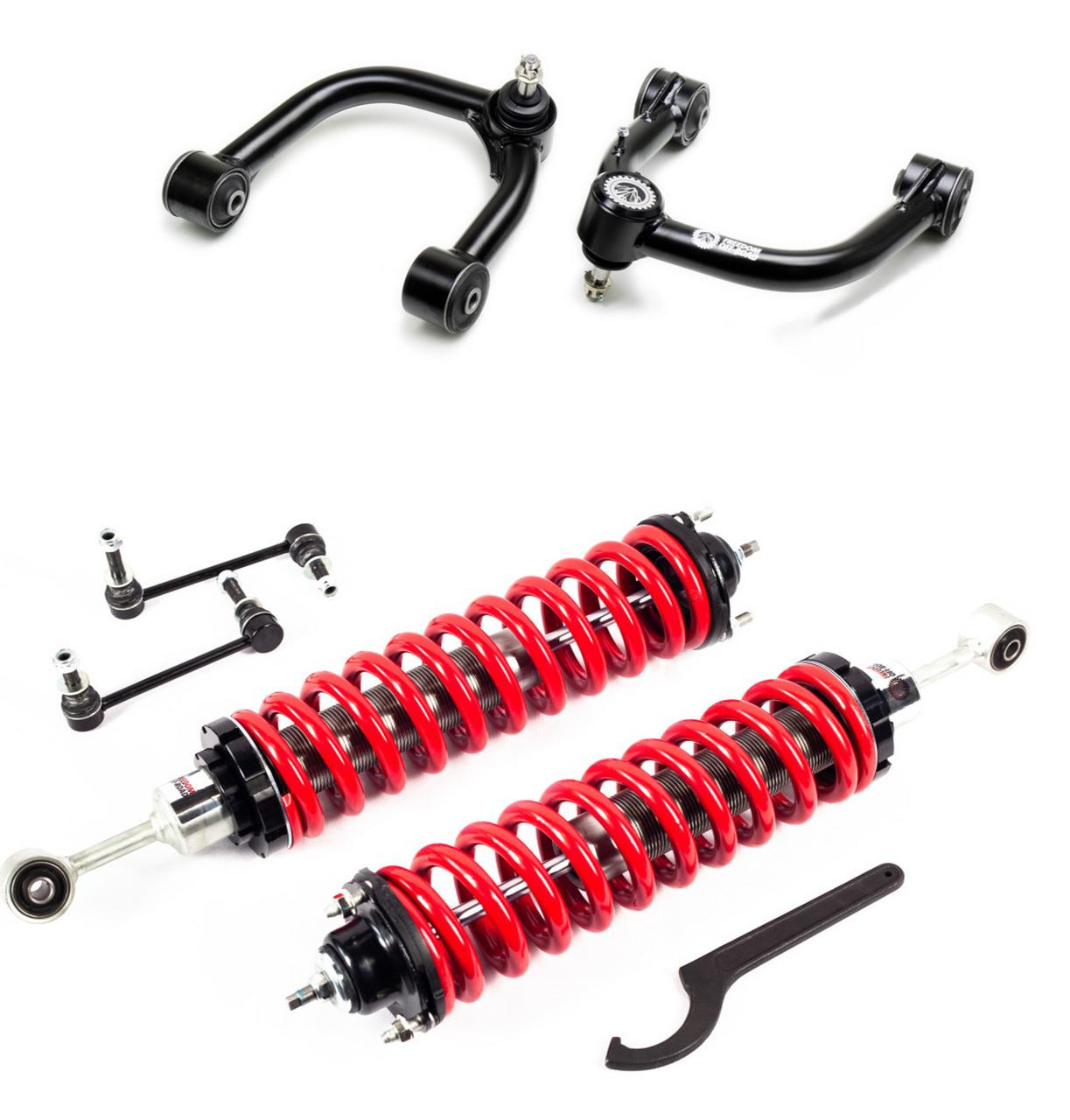 2.5-5 Inch Coilovers and Front Upper Control Arms 10-Up GX460 03