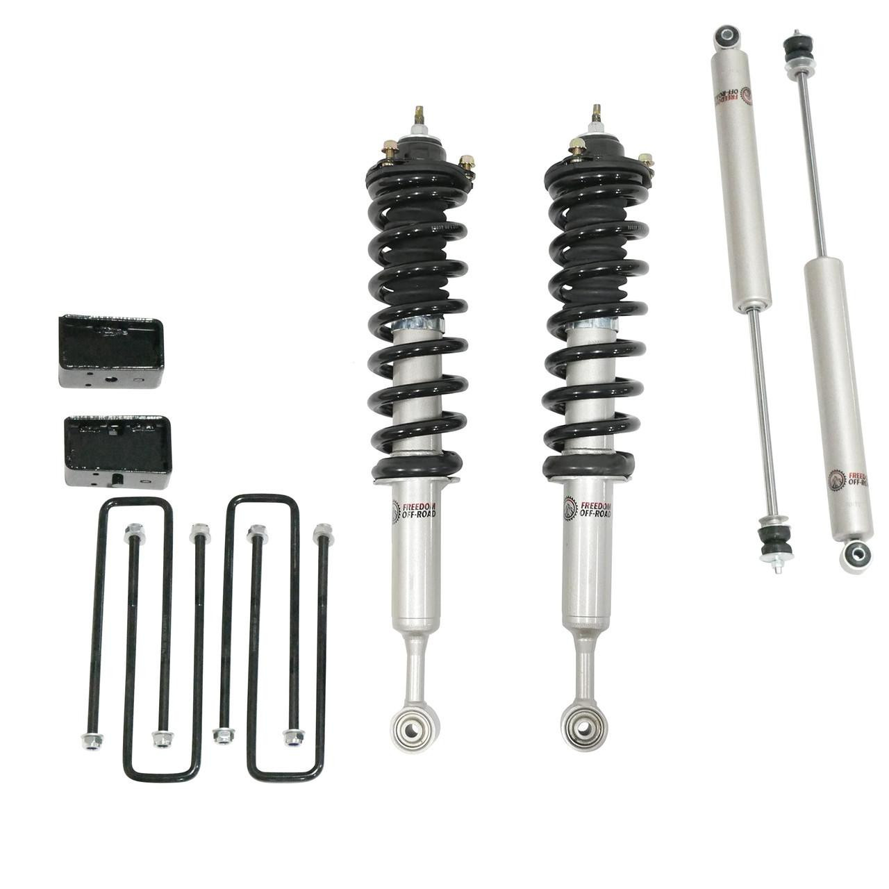 3 Inch Lift Kit Front Struts w/ Rear Blocks and Shocks for 07-21