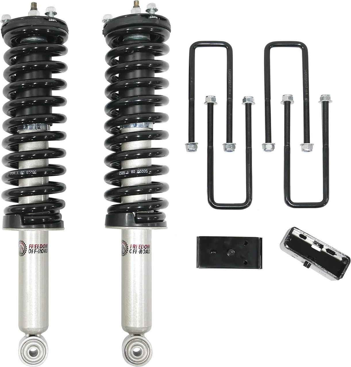 3 Inch Lift Kit Front Struts w/ Rear 2 Inch Blocks for 00-06