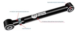 Freedom Off-Road Adjustable Front Lower Control Arms For 0-4.5" Lift #FO-J703FL-ADJ 
