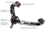 Freedom Off-Road Front Upper Control Arms for 2-4" Lift #FO-T707FU 