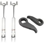 Freedom Off-Road 1"-3" Leveling Kit Torsion Keys and Front Shocks #FO-G105F+FO-G304F 
