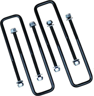 4 pcs Square U Bolts for 2.5" Wide Leaf Springs 12" Long #FO-G402