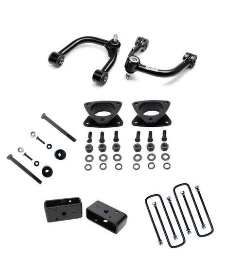 Freedom Off-Road 3" Lift Kit with Differential Drop Kit and Front Upper Control Arms #FO-T601-KIT+FO-T401-KIT+FO-T701FU 
