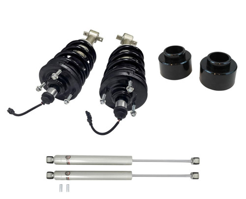 2.5" Lift Mag Ride Delete Loaded Struts with Rear 2" Spring Spacers and Shocks #FO-G803F25-MR+FO-D30220R+FO-G303R