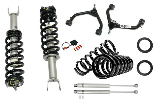 Freedom Off-Road 3.5" Front / 3" Rear Lift Kit Air Suspension Conversion with Front Upper Control Arms #FO-D810-35-AIR-CONV+FO-D709FU 