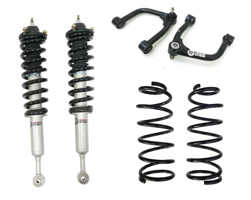Freedom Off-Road Front 2" Lift Struts w/ Rear 2" Lift Springs and Front Upper Control Arms #FO-T803F20+FO-T103R20+FO-T703FU 