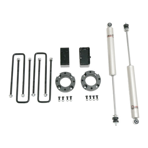 3" Lift Kit Front Spacers w/ Rear Blocks and Shocks #FO-F604-3AL+FO-F304R