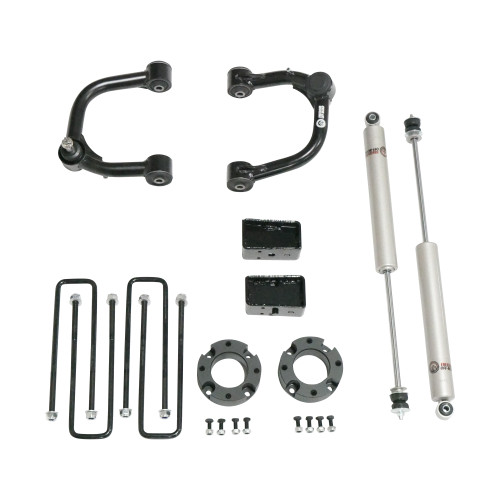 3" Lift Kit Front Spacers w/ Rear Blocks, Shocks, and Control Arms #FO-T601-3AL+FO-T301R+FO-T701FU