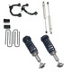 Front 3.5" Lift Struts w/ Rear 3" Blocks, Shocks, and Front Upper Control Arms #