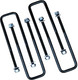 4 pcs Square U Bolts for 2.5" Wide Leaf Springs 13 3/8" Long #FO-G405