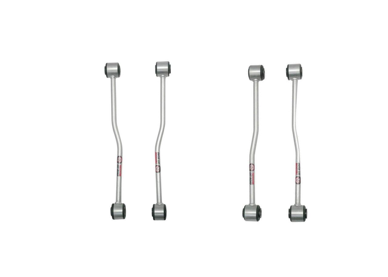 Front and Rear Extended Zinc-Nickel Sway Bar End links for 2-3.5