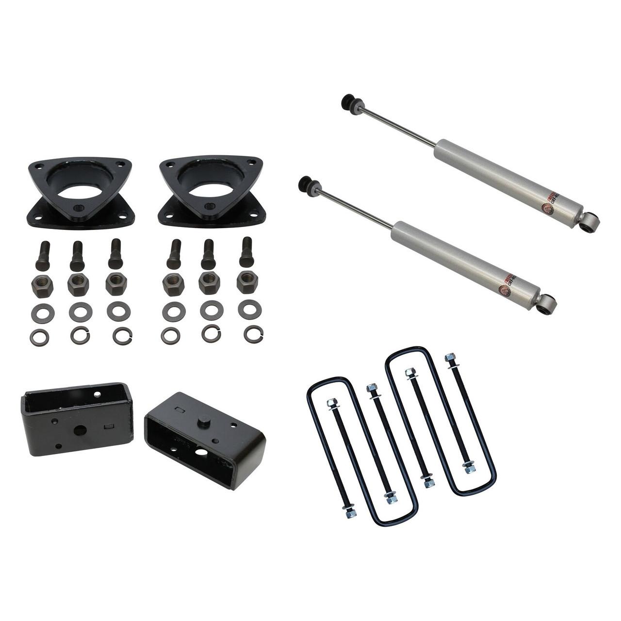 3 Inch Front Strut Spacers 2 Inch Rear Blocks w/U Bolts and Shocks