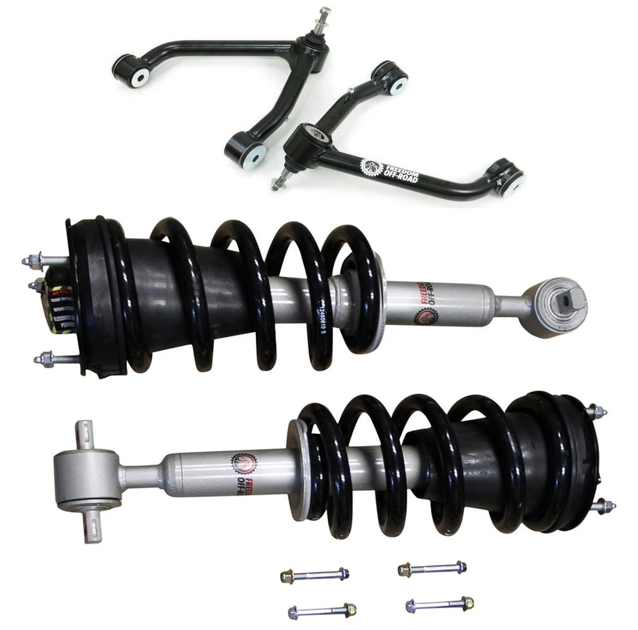 3 Inch Front Lift Struts w/ Front Upper Control Arms Freedom Off-Road