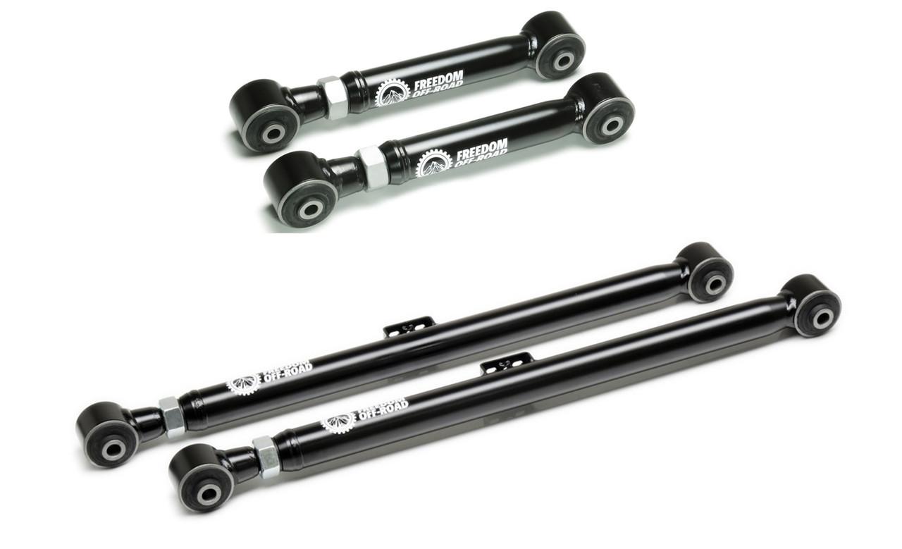 洋楽 Camouflage Large Clique - Regulate Adjustable Rear Upper + Rear Lower Control Arms for 2-4