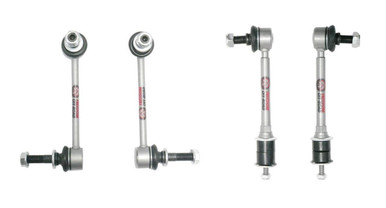 Front and Rear Extended Zinc-Nickel Sway Bar End links for 2-3.5