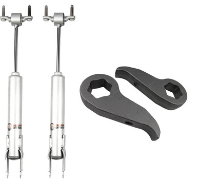 1"-3" Leveling Kit Torsion Keys and Front Shocks #FO-G104F+FO-G304F