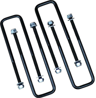 4 pcs Square U Bolts for 2.5" Wide Leaf Springs 13 3/8" Long #FO-G405