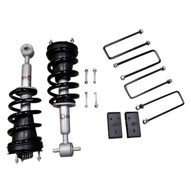 3" Front Lift Quick Strut 2" Rear Blocks w/ U-Bolts and Shocks #FO-G803-KIT
