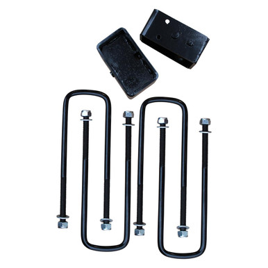 3" Steel Rear Lift Blocks w/ Extended U-Bolts #FO-U30130+FO-G401