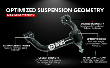 Front Upper Control Arms for 2-4" Lift #FO-N704FU