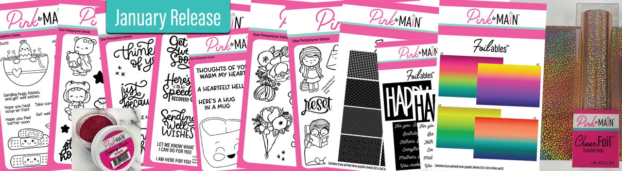 Embossing/ Watermark Ink Pad - Pink and Main LLC