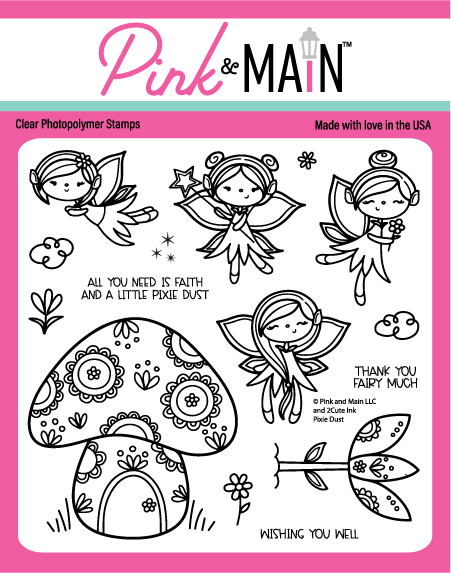 Pink and Main All Stamps Category Clear Photopolymer Stamps Made in the USA