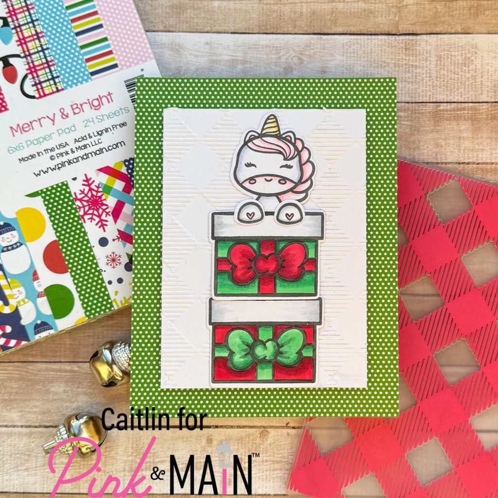 Buffalo Plaid 6x6 Embossing Folder - Pink and Main LLC