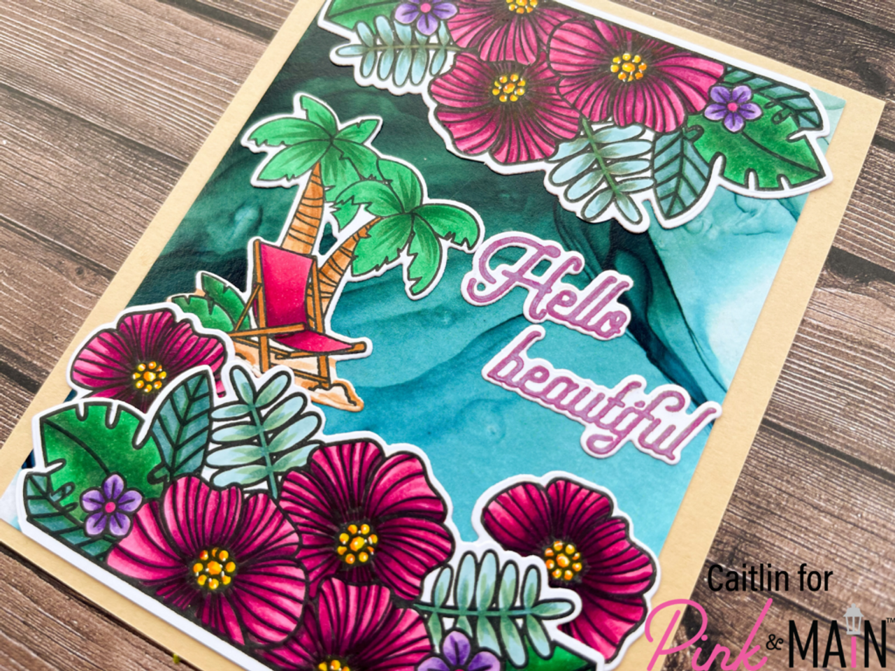 Celeste Tropical Bouquet Flower Sticker – Paper Anchor Co.