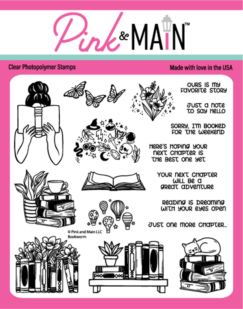 Bookworm 6x6 Paper Pad - Pink and Main LLC
