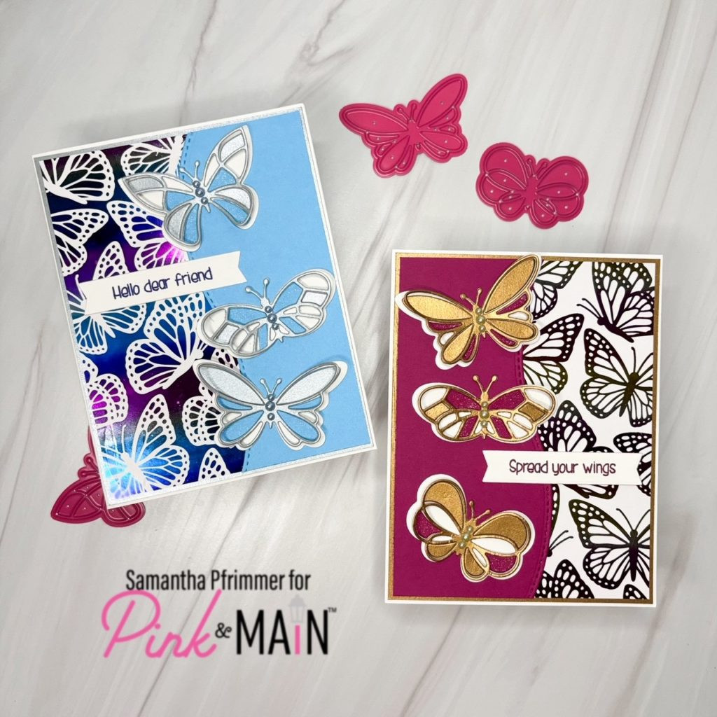Layered Butterflies Dies - Pink and Main LLC
