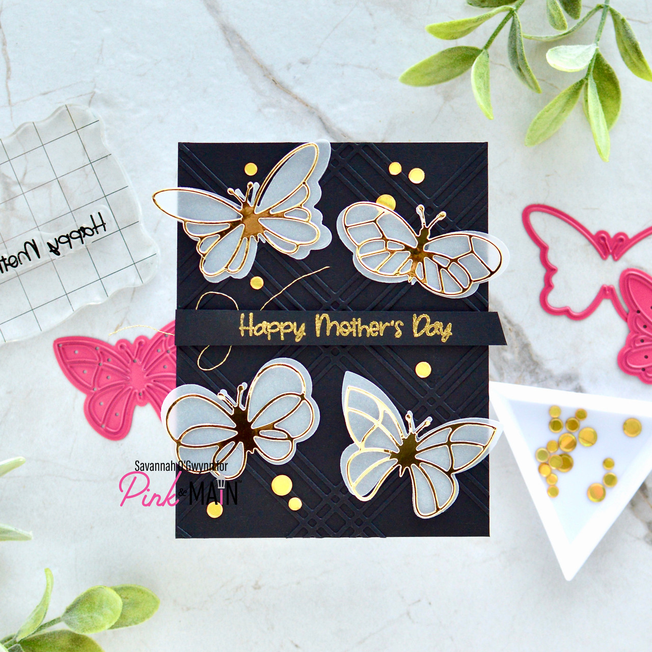 Layered Butterflies Dies - Pink and Main LLC