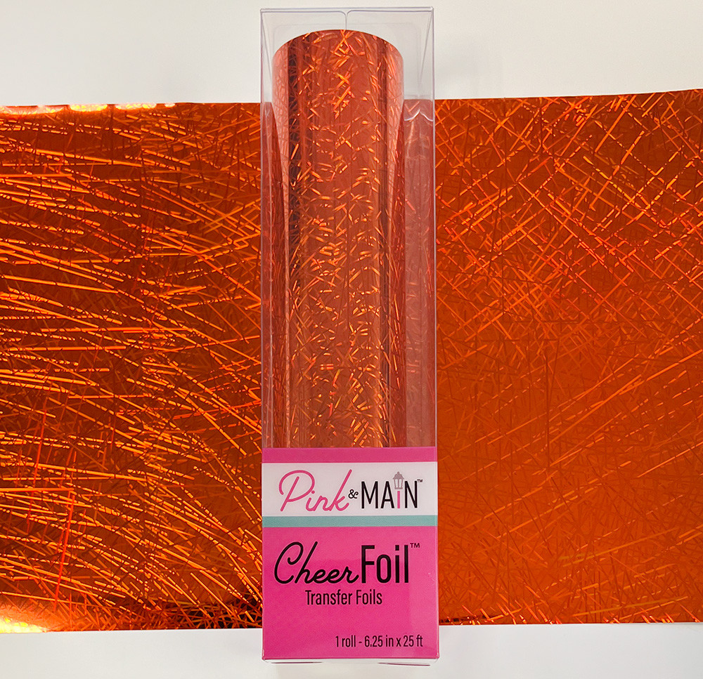 Tinsel Orange CheerFoil® - Pink and Main LLC