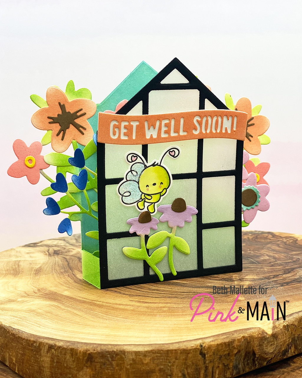 LOVE BUG ACRYLIC HOOPS - Earrings Etcetera