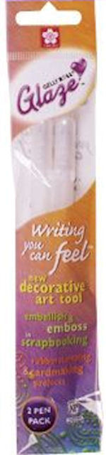 Glaze Gel Pen Clear (set of 2) Pink and Main LLC