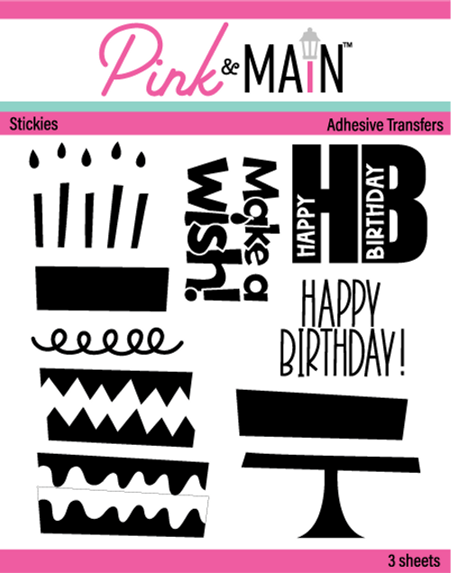 Build a Cake Stickies | Adhesive Transfers