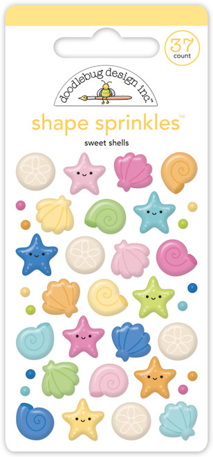 Sweet Shells Shape Sprinkles - Doodlebug Designs