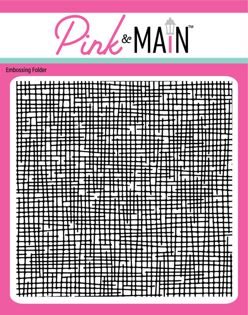 Burlap 6x6 Embossing Folder Burlap 6x6 Embossing Folder