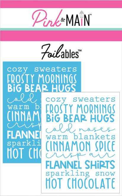 Winter Poem Foilables® Panels Winter Poem Foilables® Panels